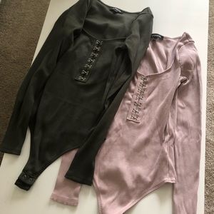 MOVING SALE! 2 express bodysuits